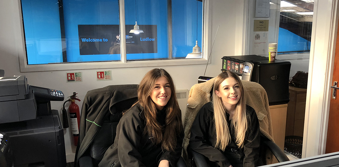 Our team apprentices in office