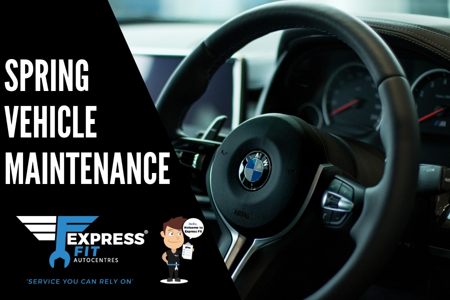 Spring Vehicle Maintenance Blog Post Graphic